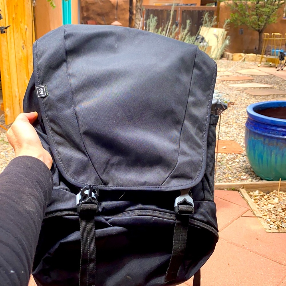 REI-branded commuter or gym bag EUC.